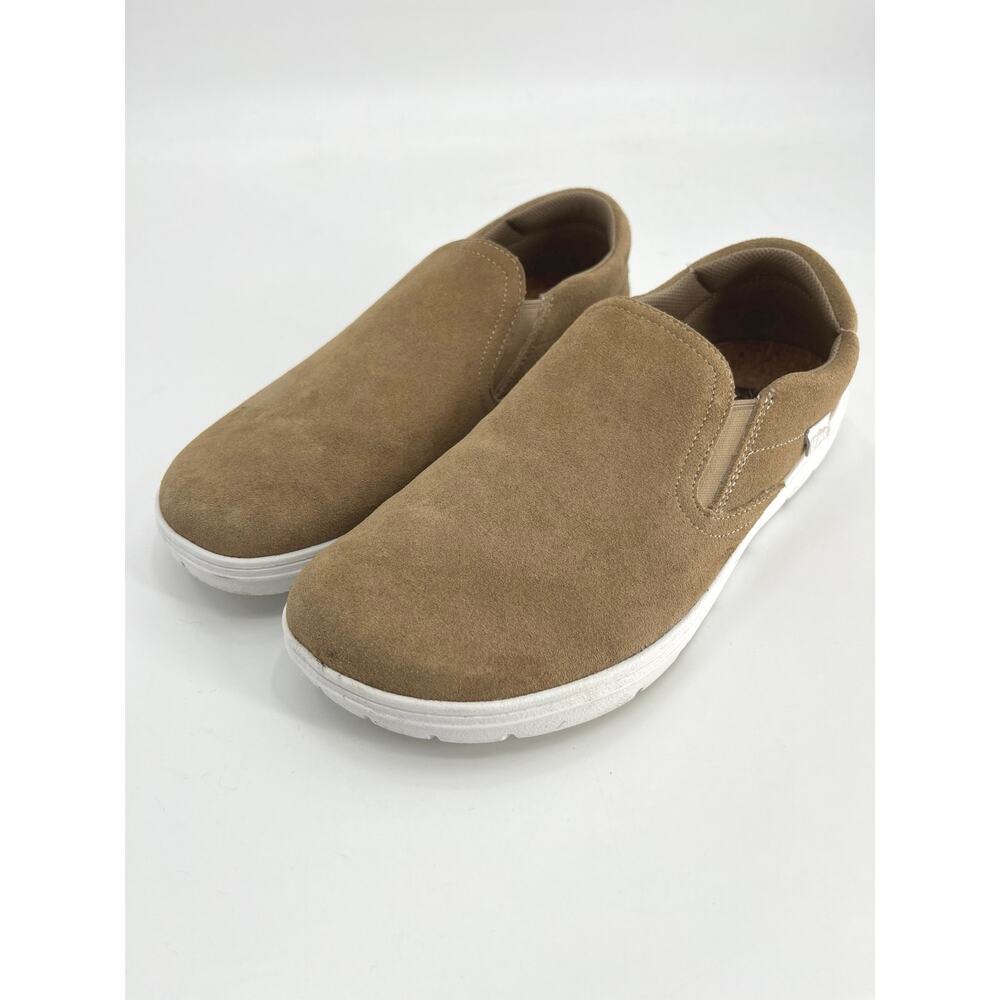 Lems Women's Laguna Suede Slip On Sneakers Sz 10.5 Driftwood Brown Barefoot